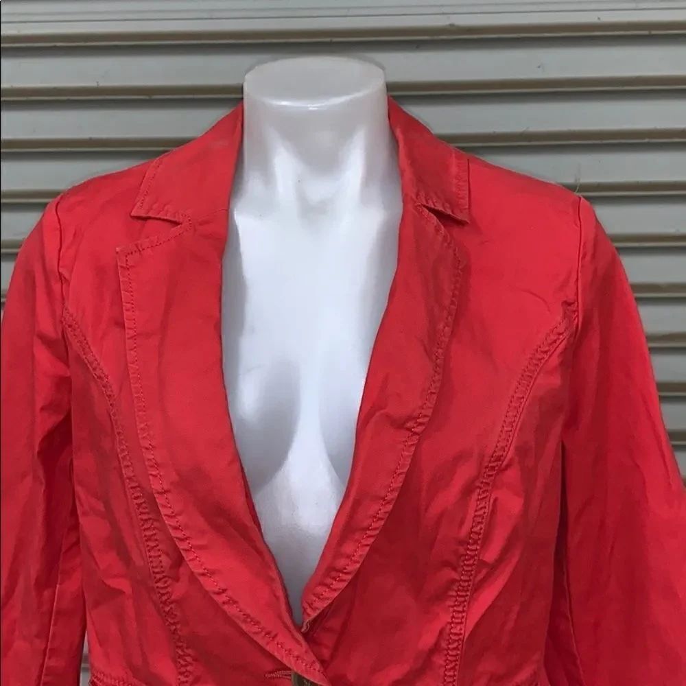 Cabi Red one button blazer - Picture 4 of 7